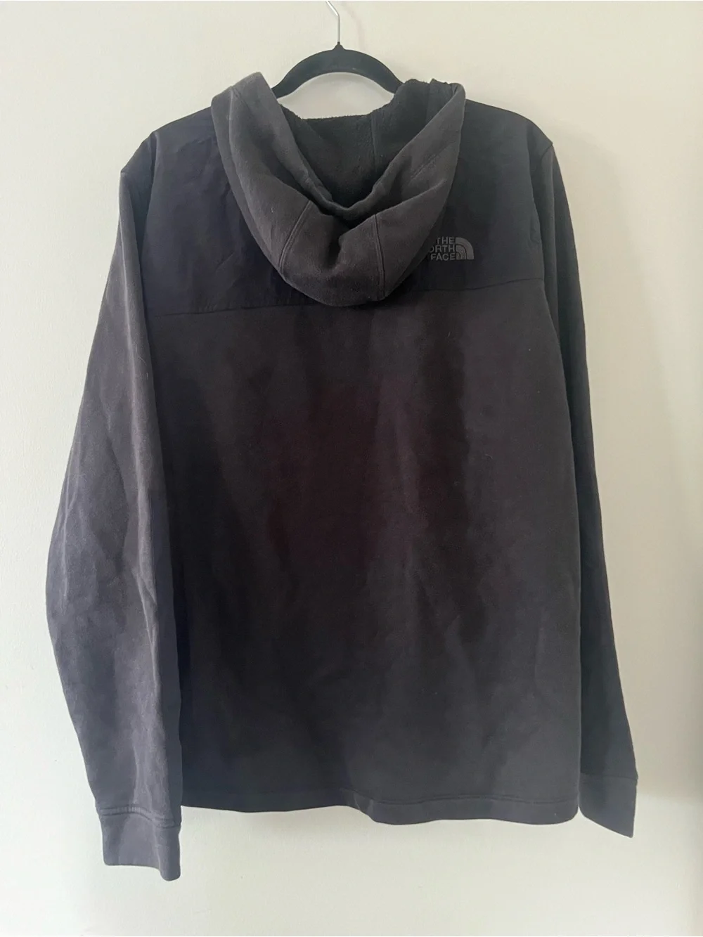 The North Face Black Full Zip Hoodie Jacket Mens Large Fleece Outdoors Hiking